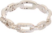 Juvell Pavé Cubic Zirconia Link Band Ring