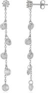 Spero London Drop Crystal Sterling Silver Earring