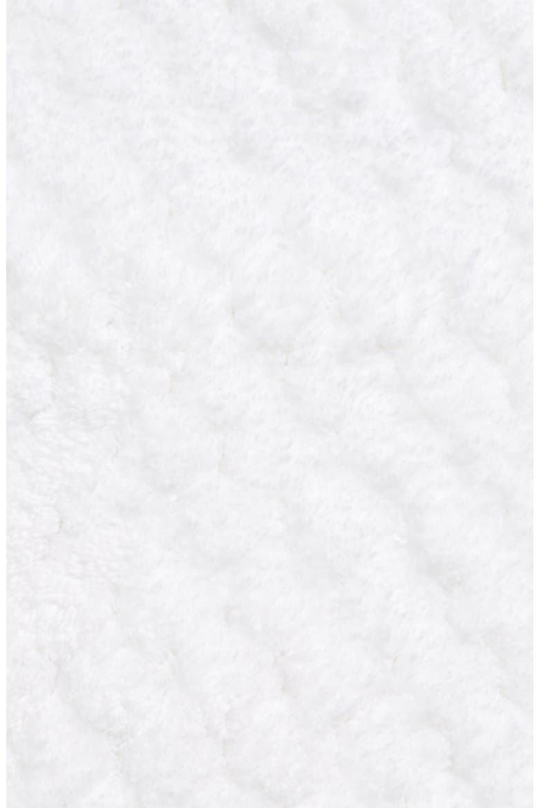 Lotus Bath Rug, Alternate, color, WHITE