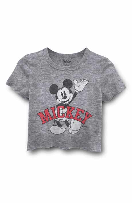 Junk Food Mickey Graphic Crop T-Shirt