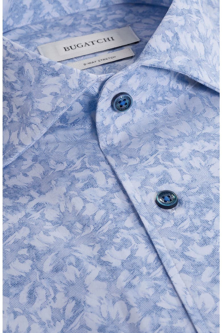 Devon OoohCotton® Floral Button-Up Shirt, Alternate, color, SKY