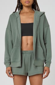Florence by Mills Cozy Crush Oversize Zip Hoodie