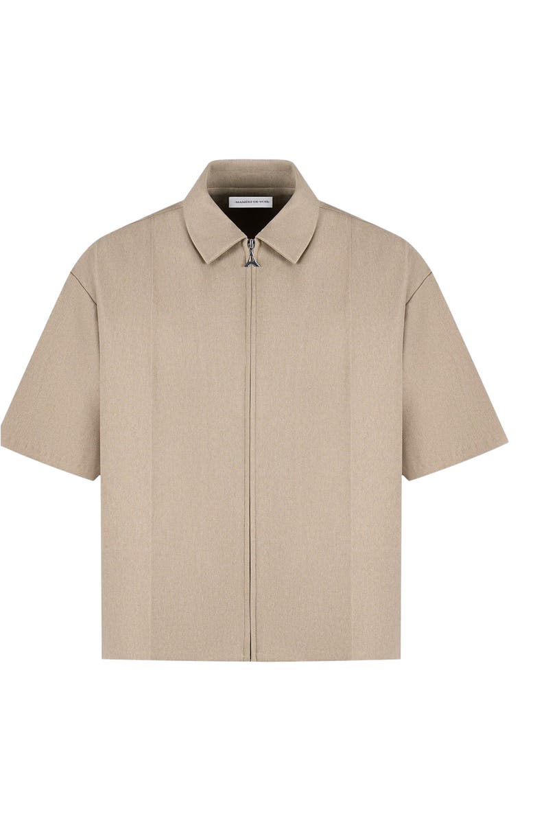 Manière De Voir Aven Boxy Shirt with Crease, Alternate, color,