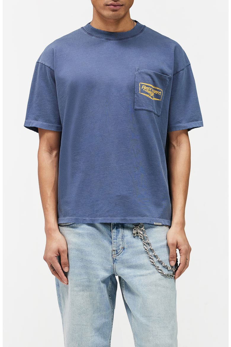 Nothing Faster Cotton T-Shirt, Main, color, INDIGO