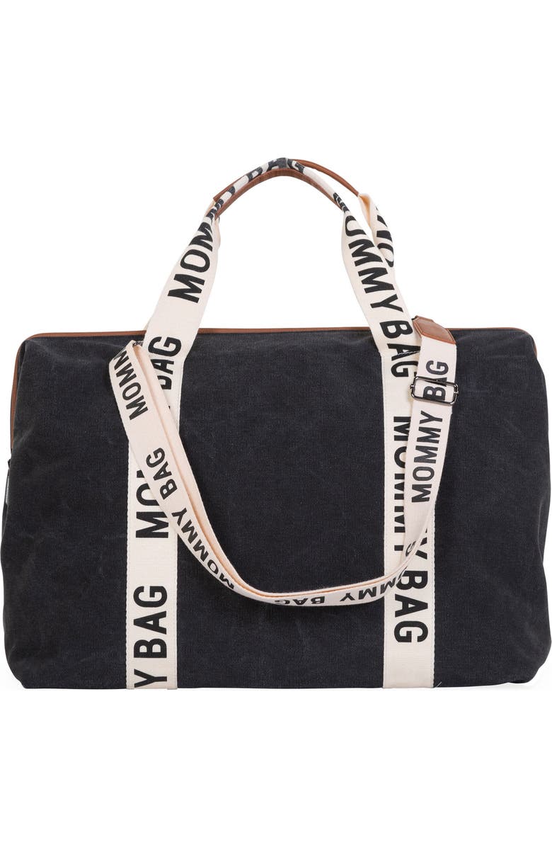 CHILDHOME Mommy Signature Diaper Bag, Alternate, color, Black