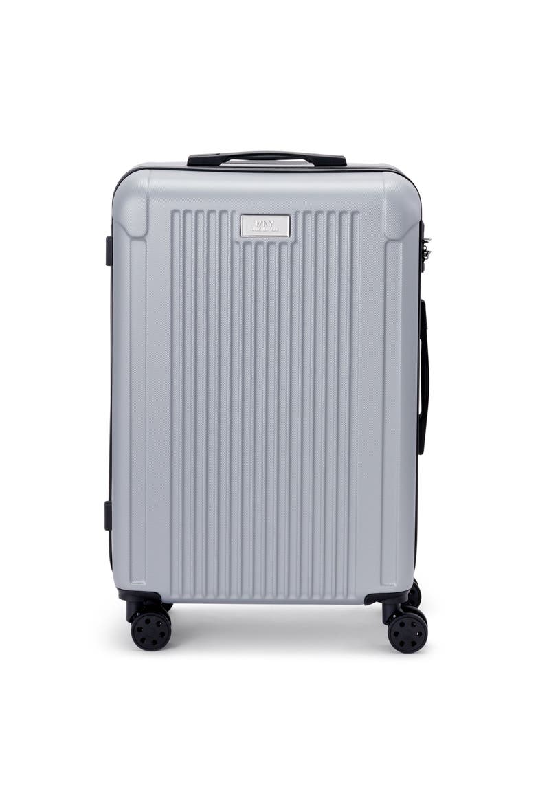 Lotus Upright Suitcase, Main, color, Silver