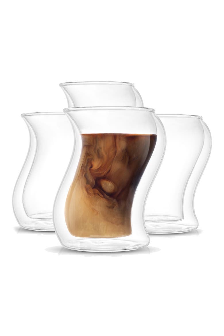 Pivot Mugs - Set of 4, Main, color, CLEAR