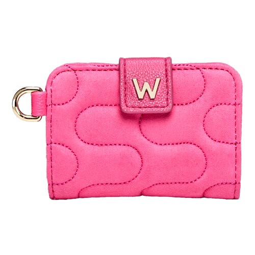Wolf Mimi Swirl Card Case In Pink Flash
