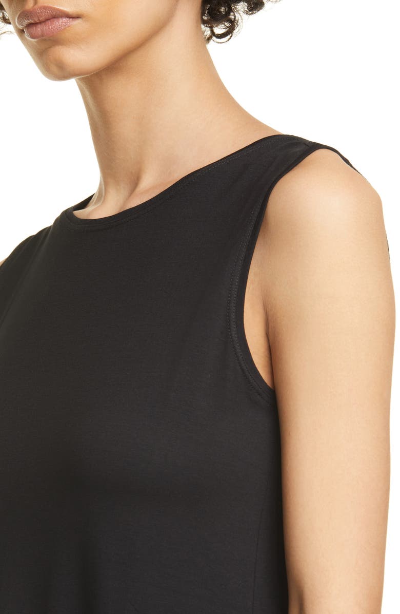 Eileen Fisher Crewneck Long Tank Top, Alternate, color, 