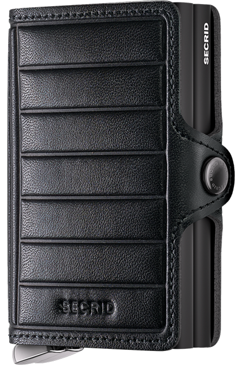 Secrid Premium Twinwallet+ Embossed Lines, Main, color, Black