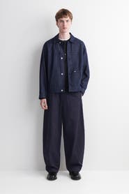 COS Elasticized Relaxed-Fit Barrel-Leg Pants