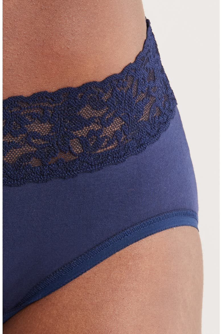 Cotton French Briefs, Alternate, color, NAVY