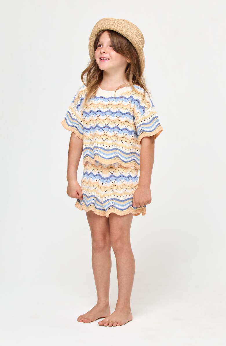 LSPACE Kids' Sunnie Knit Top & Shorts Set, Alternate, color, 