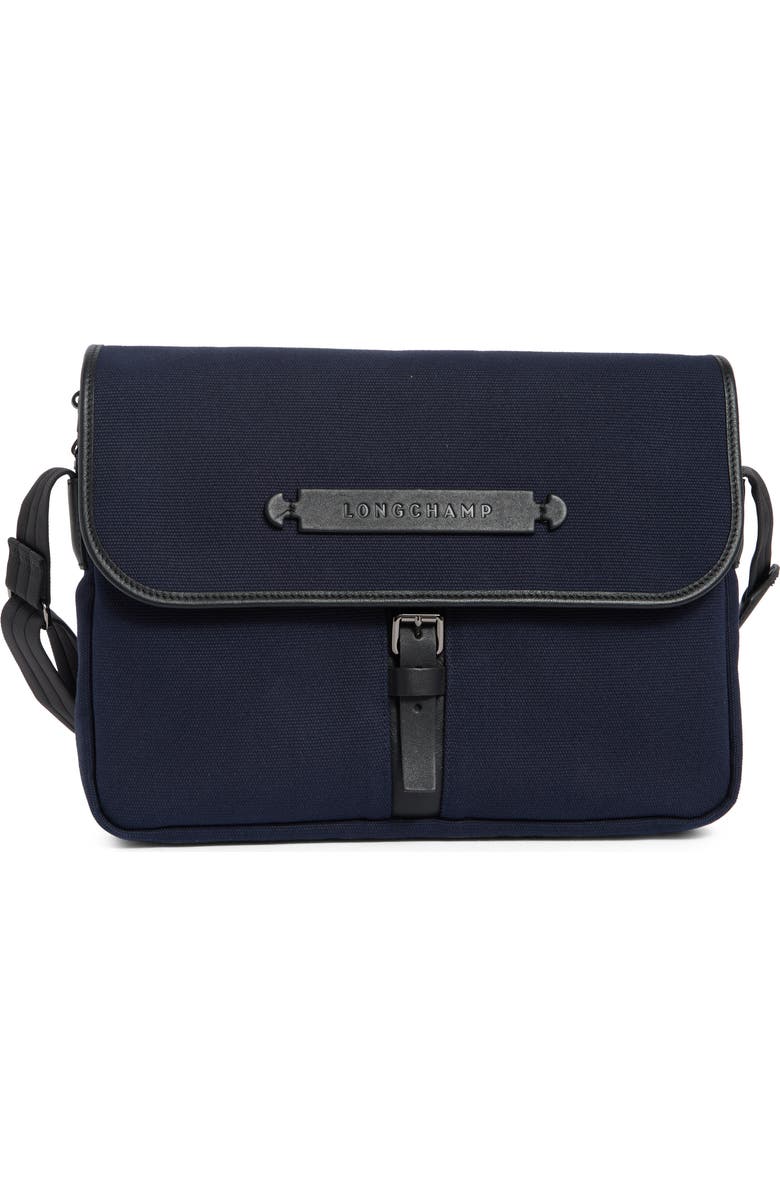 Longchamp LC3D Messenger Bag, Main, color, Navy/Black