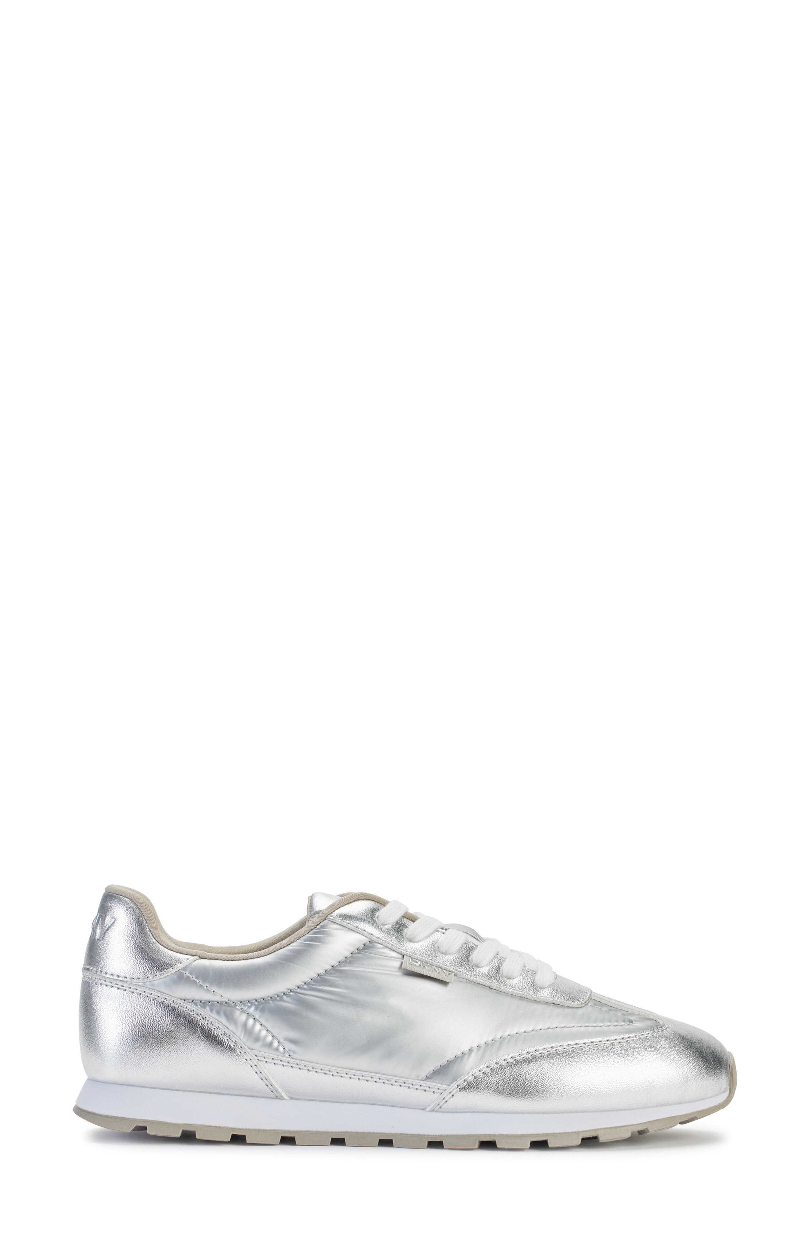 DKNY Metallic Sneaker, Alternate, color, 