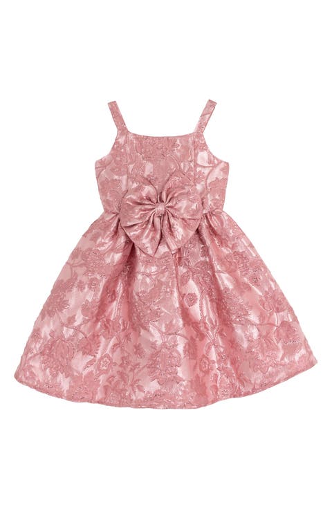 Kids' Metallic Brocade Sleeveless Dress (Toddler & Little Kid)