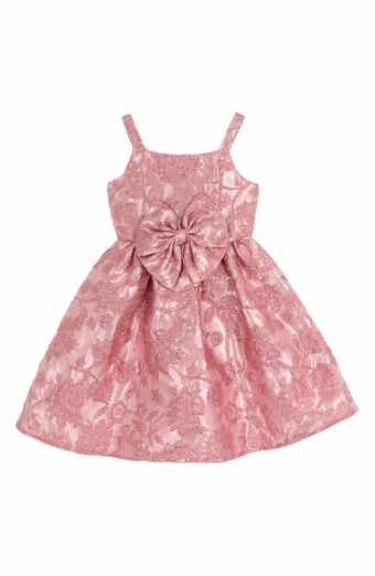 Rare Editions Kids' Metallic Brocade Sleeveless Dress