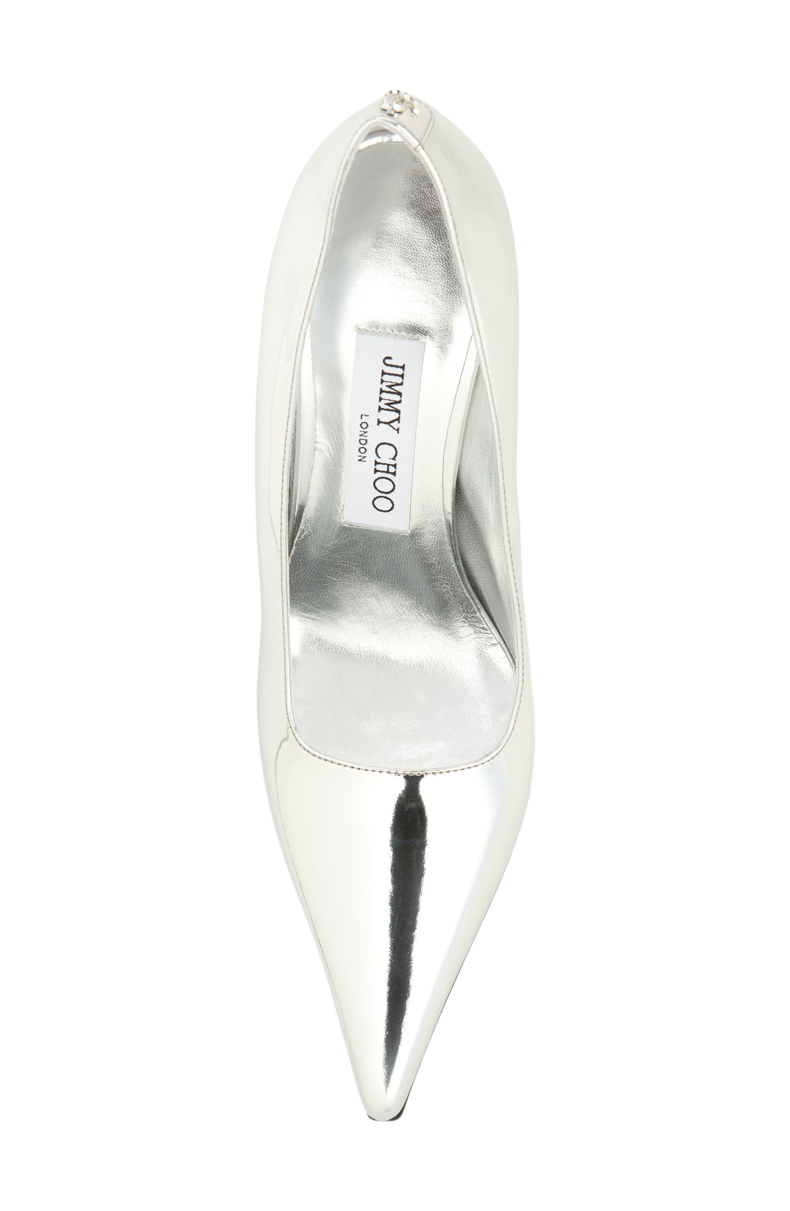 Jimmy Choo Ixia Metallic Pointed Toe Pump, Alternate, color, 