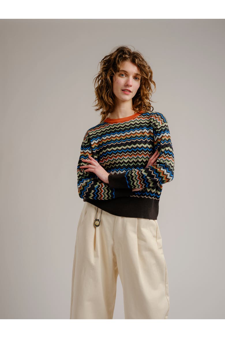 Mini Mizzoni Lightweight Sweater, Alternate, color, Evening