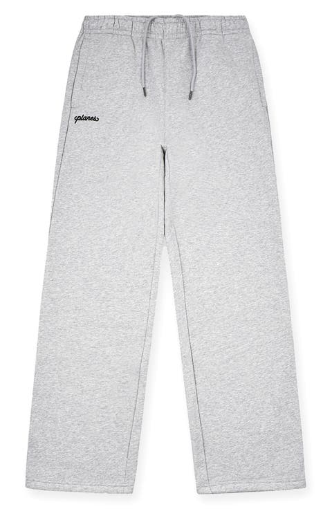 Script Weld Logo Open Hem Sweatpants