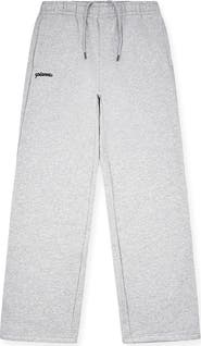 PAPER PLANES Script Weld Logo Open Hem Sweatpants