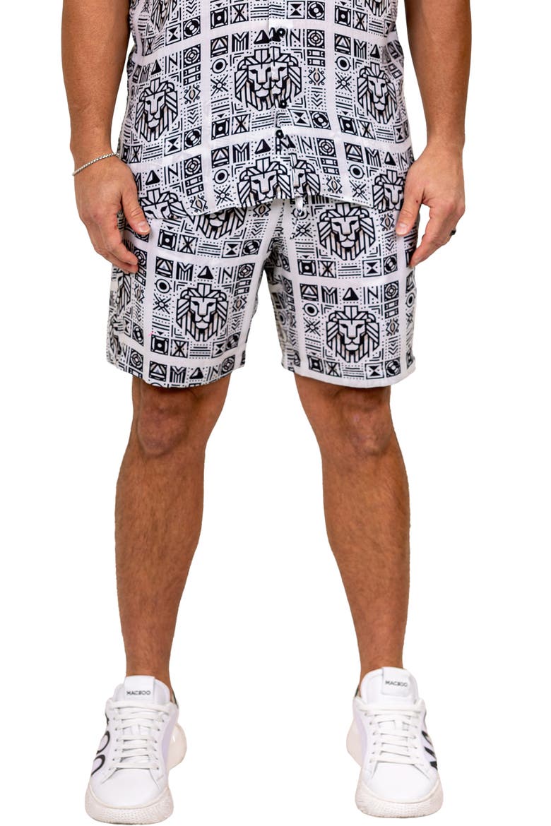 Marthyr Drawstring Shorts, Main, color, WHITE