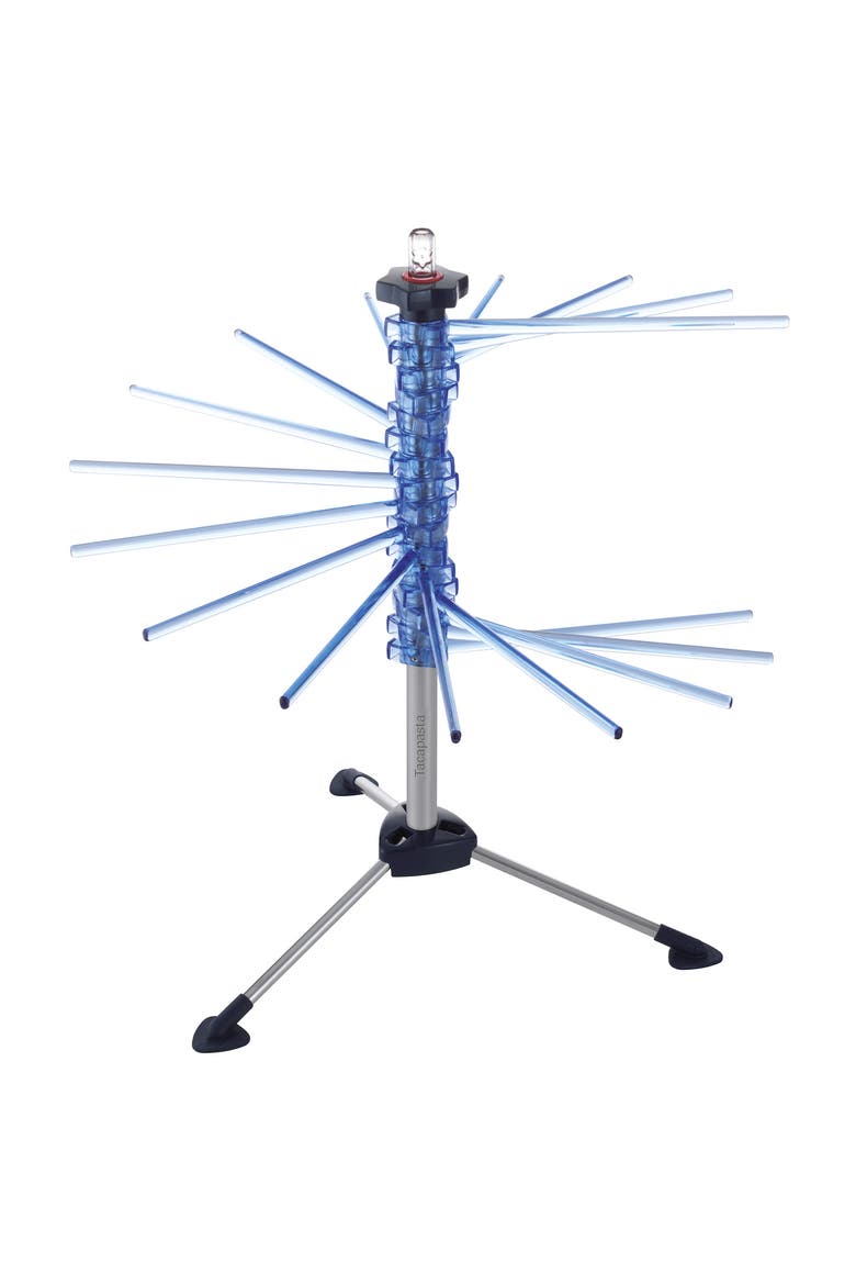 Atlas Collapsible Pasta Drying Rack, Made In Italy, Main, color, Blue