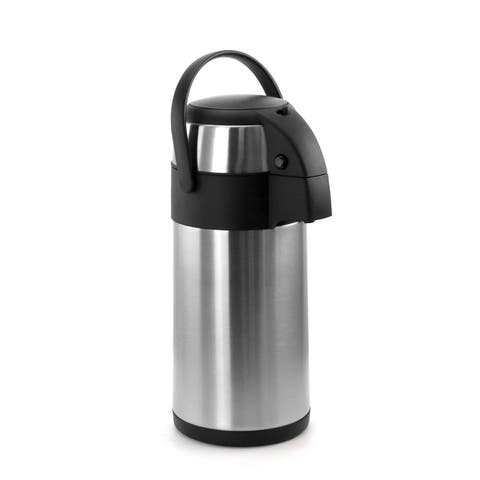 3.17 Quart Stainless Steel Airpot Hot Water Dispenser for Coffee and Tea