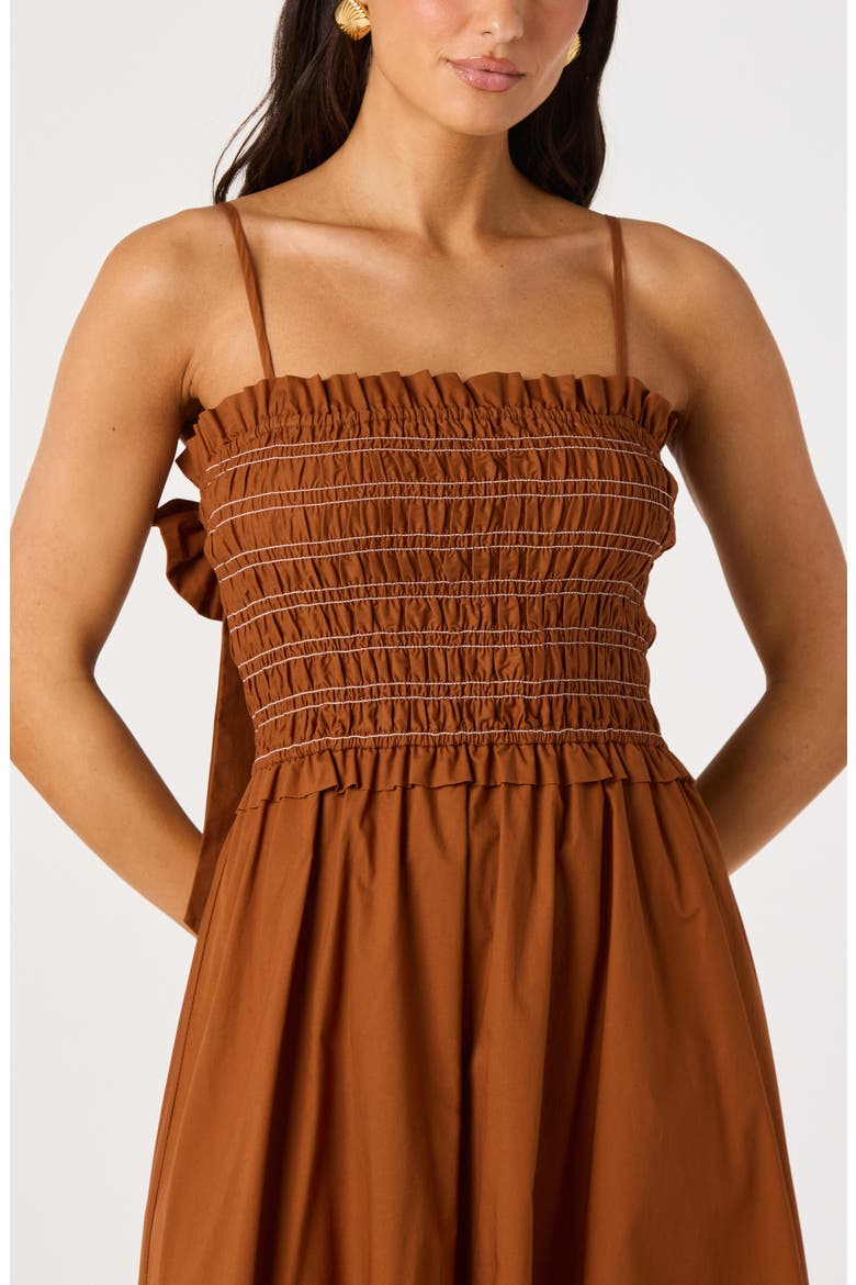 Harper A-Line Dress, Alternate, color, SIENNA