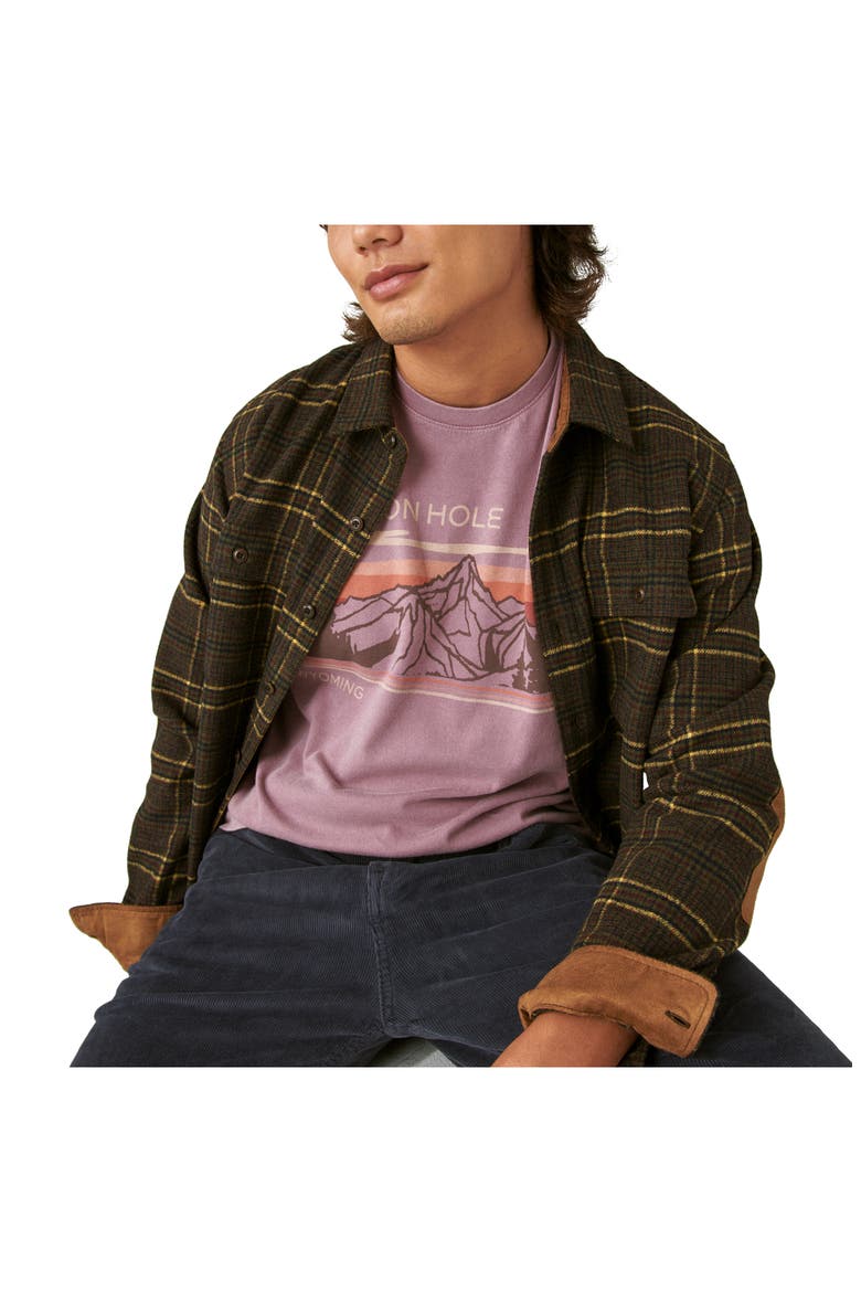 Retro Mountains Graphic Tee, Alternate, color, ELDERBERRY