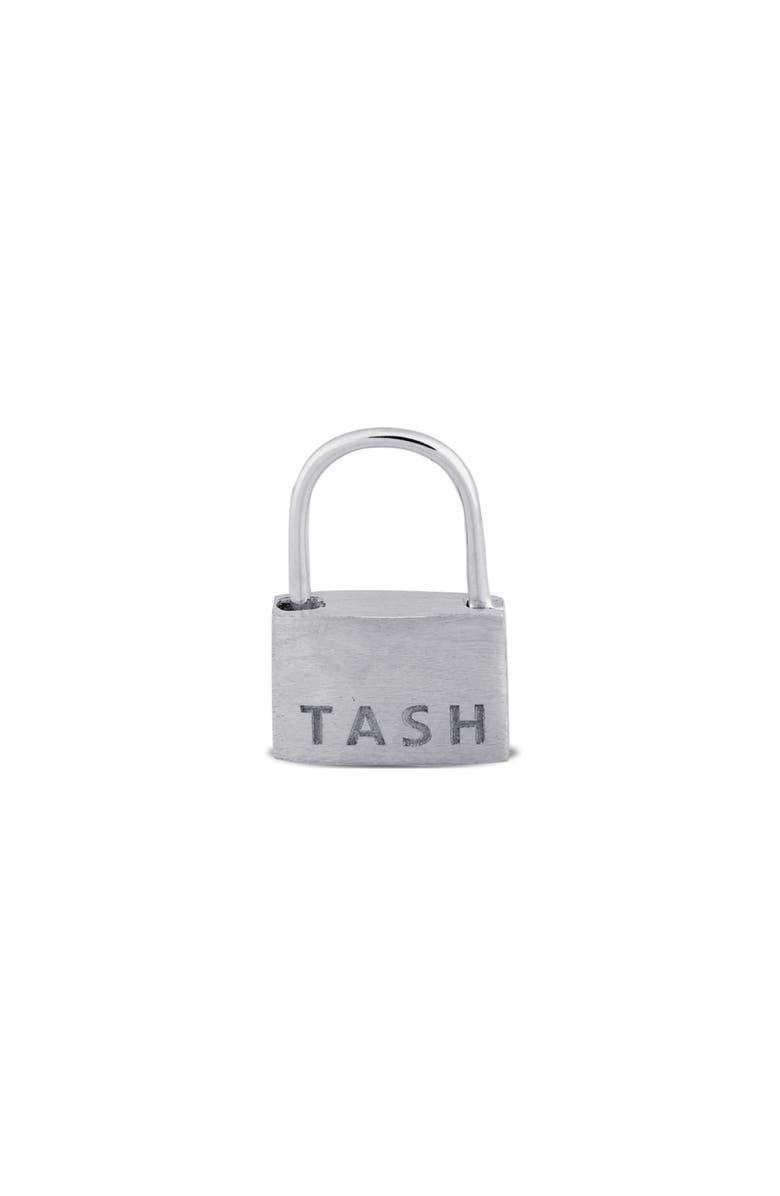 MARIA TASH Padlock Clicker, Main, color, White Gold