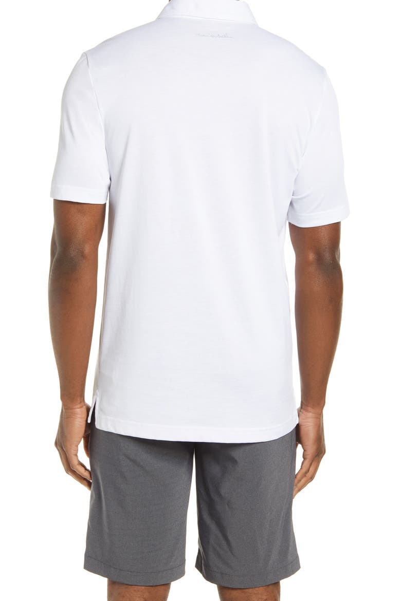 Travis Mathew Crow Polo, Alternate, color, WHITE