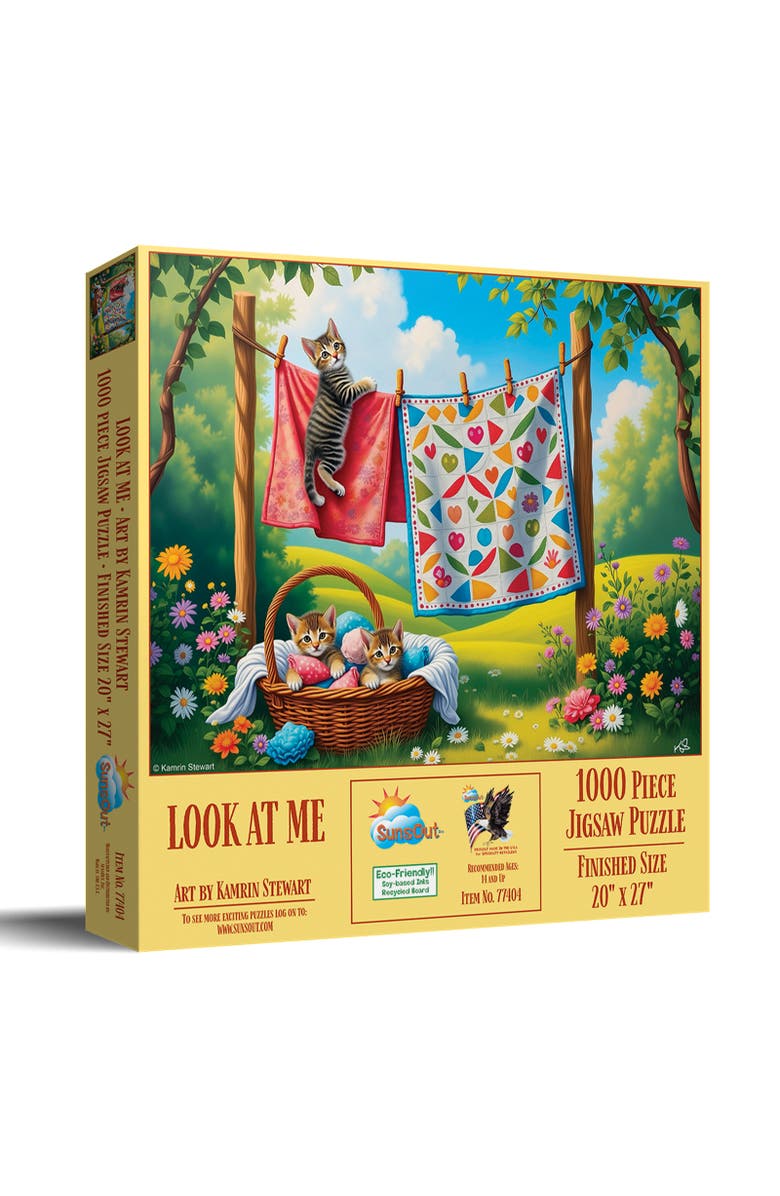 Sunsout Look at Me 1000 piece Jigsaw Puzzle for Adults, Main, color, Multicolor