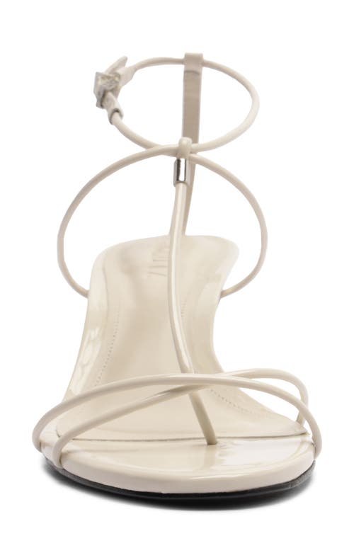 Schutz Jules Ankle Strap Sandal In White