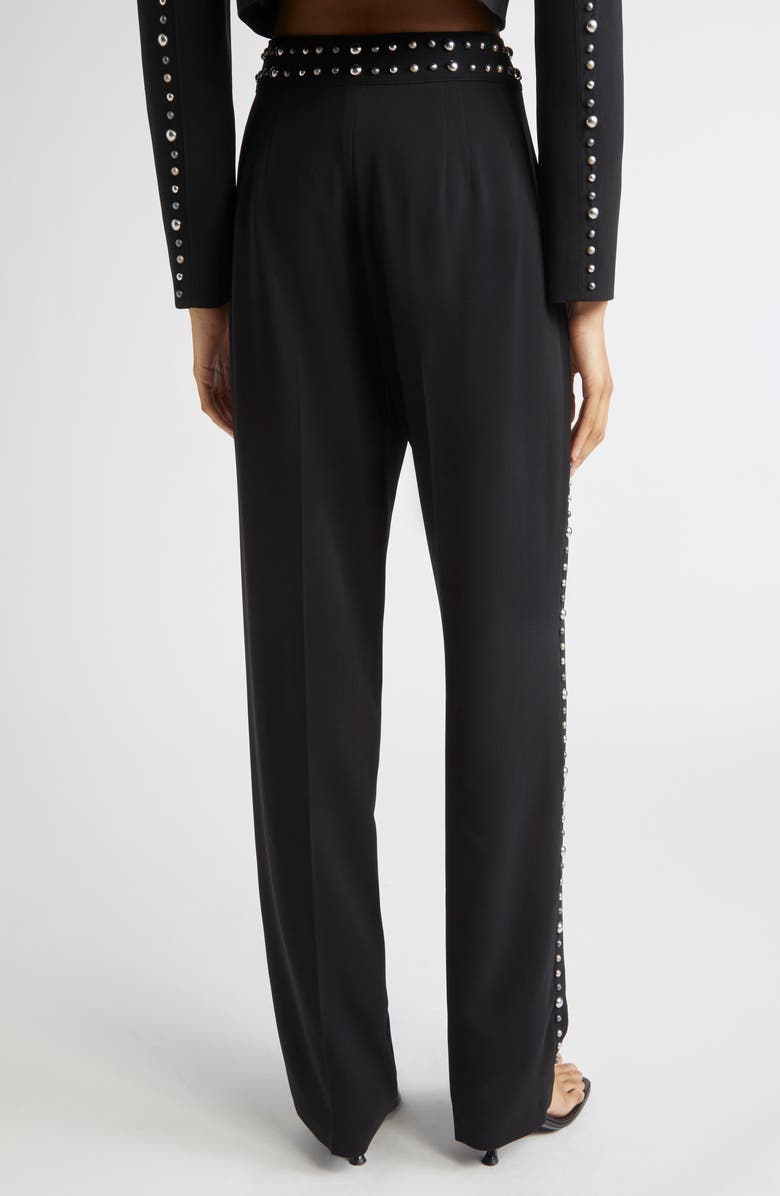 Cinq à Sept Olga Stud Detail Pants, Alternate, color, Black