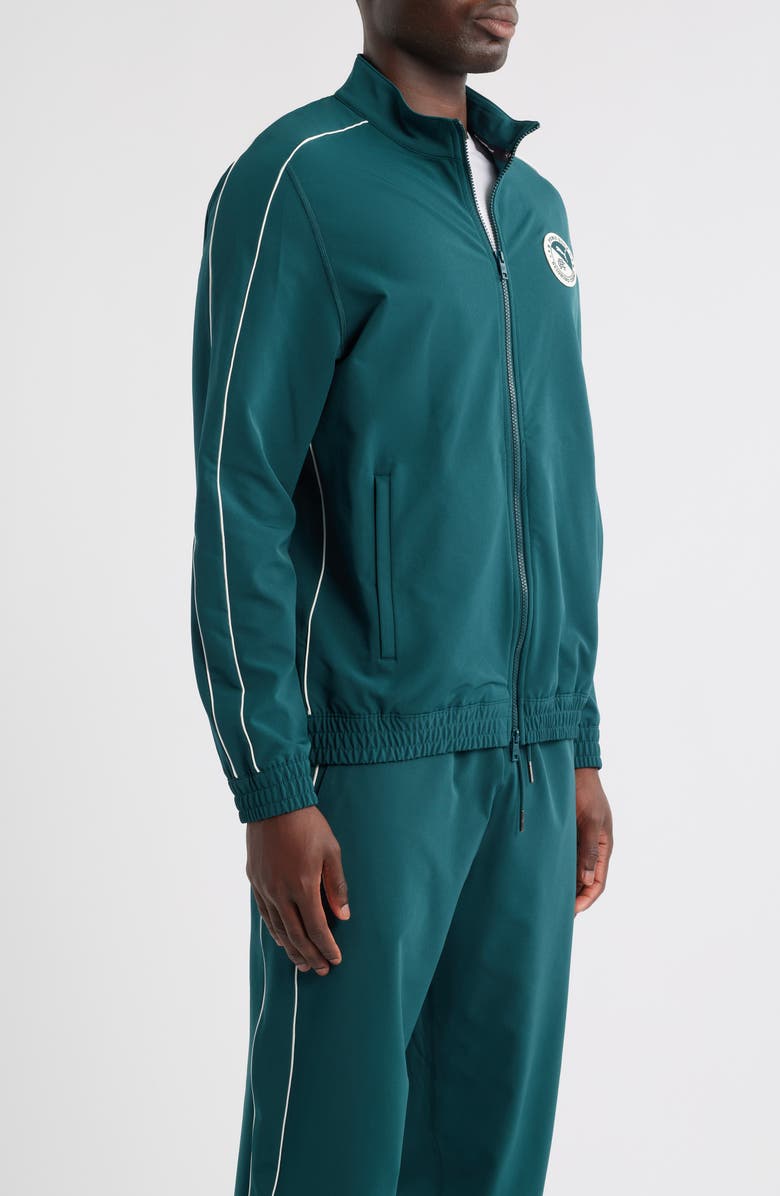 PUMA GOLF x Reigning Champ T7 Track Jacket, Alternate, color, Green Terrain