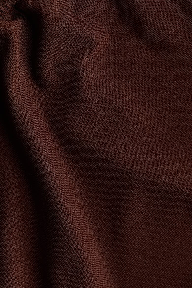 Asymmetric Jersey Jumpsuit, Alternate, color, Dark brown