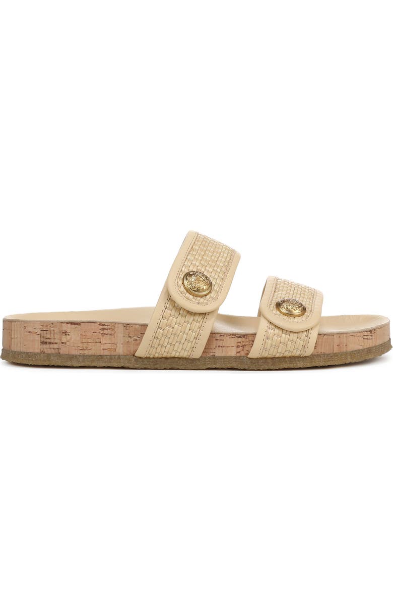 Veronica Beard Percey Slide Sandal, Alternate, color, Natural