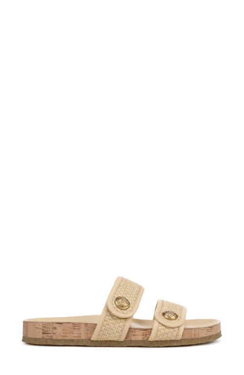 Veronica Beard Percey Slide Sandal In Natural