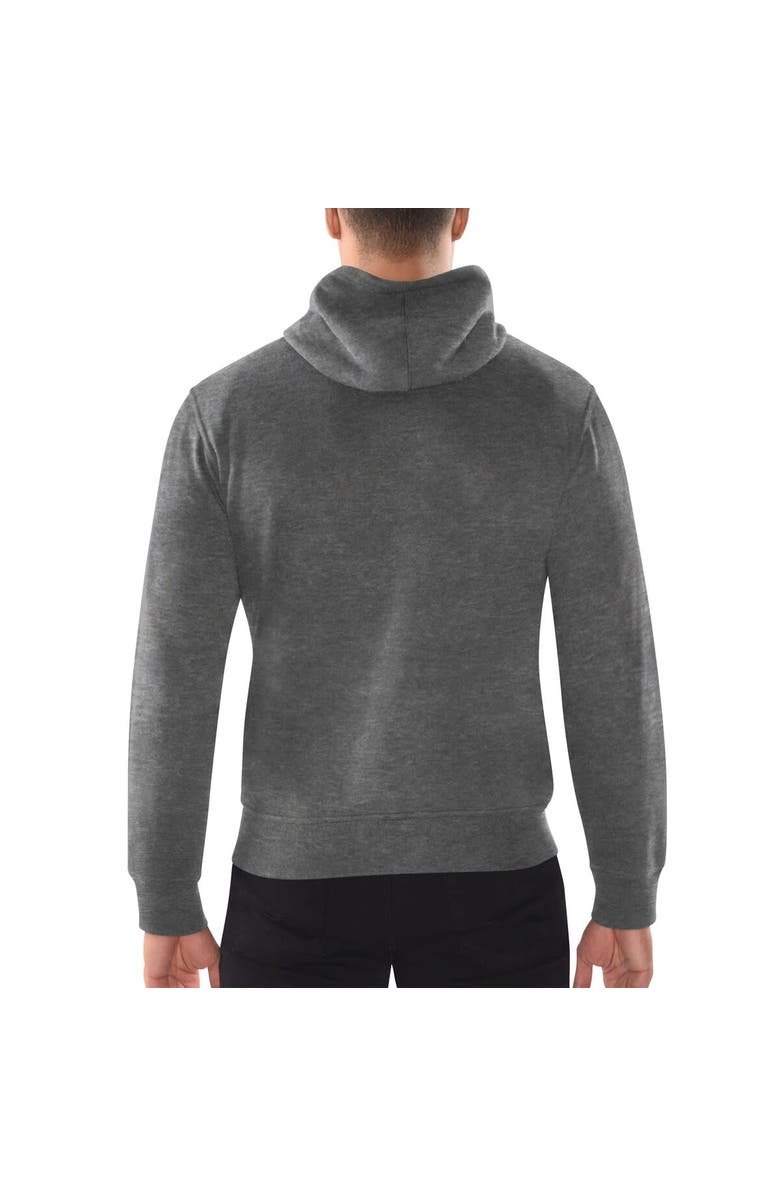 STARTER Men's Starter Charcoal Washington Commanders Domestic Post Season Full-Zip Hoodie, Alternate, color, Charcoal