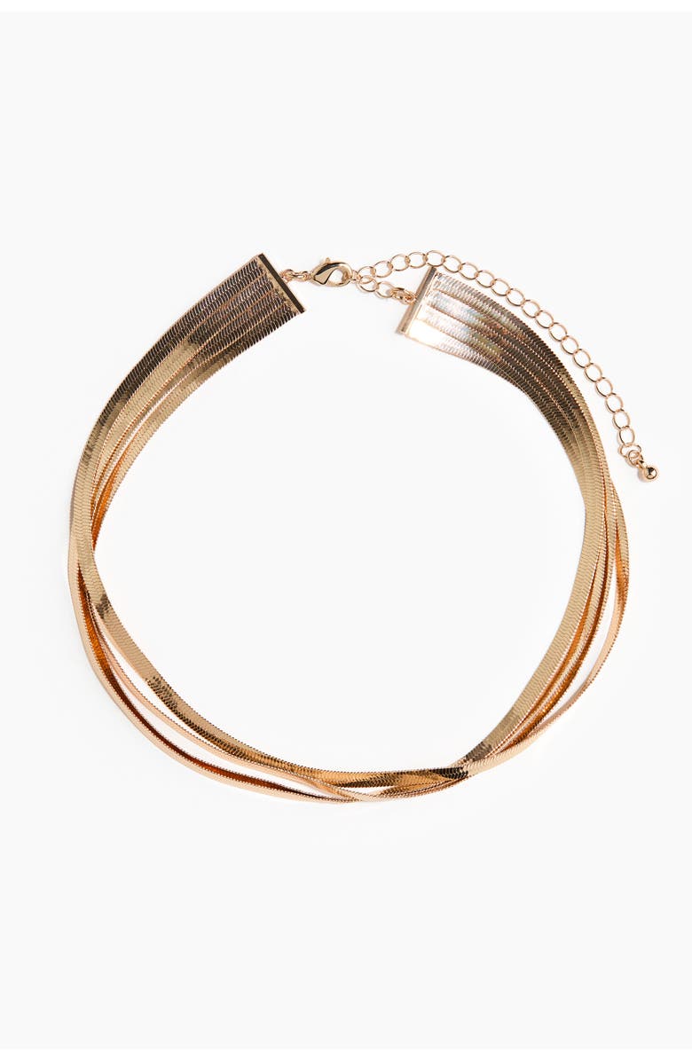 H&M Four-strand necklace, Main, color, Gold-Colored