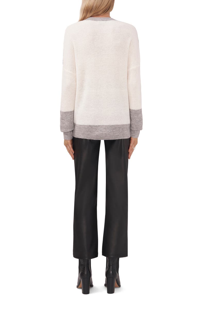 Halogen<sup>®</sup> Colorblock Tunic Sweater, Alternate, color, 