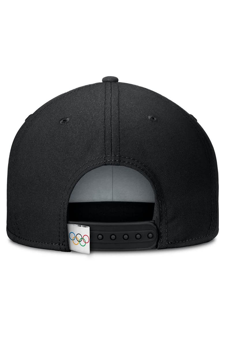 Men's Fanatics Black/White Olympic Games Ceremony Adjustable Hat, Alternate, color, Black