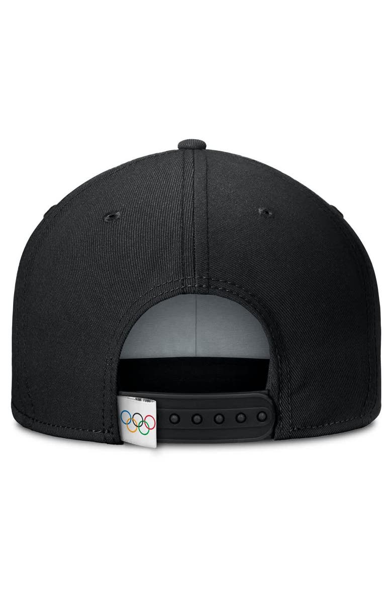 FANATICS Men's Fanatics Black/White Olympic Games Ceremony Adjustable Hat, Alternate, color, Black