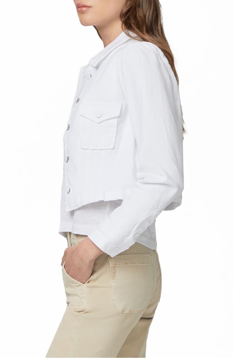 PAIGE Pacey Crop Denim Jacket, Alternate, color, 