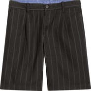 Tommy Bahama Isla Sands Pleated Stripe Linen Blend Shorts