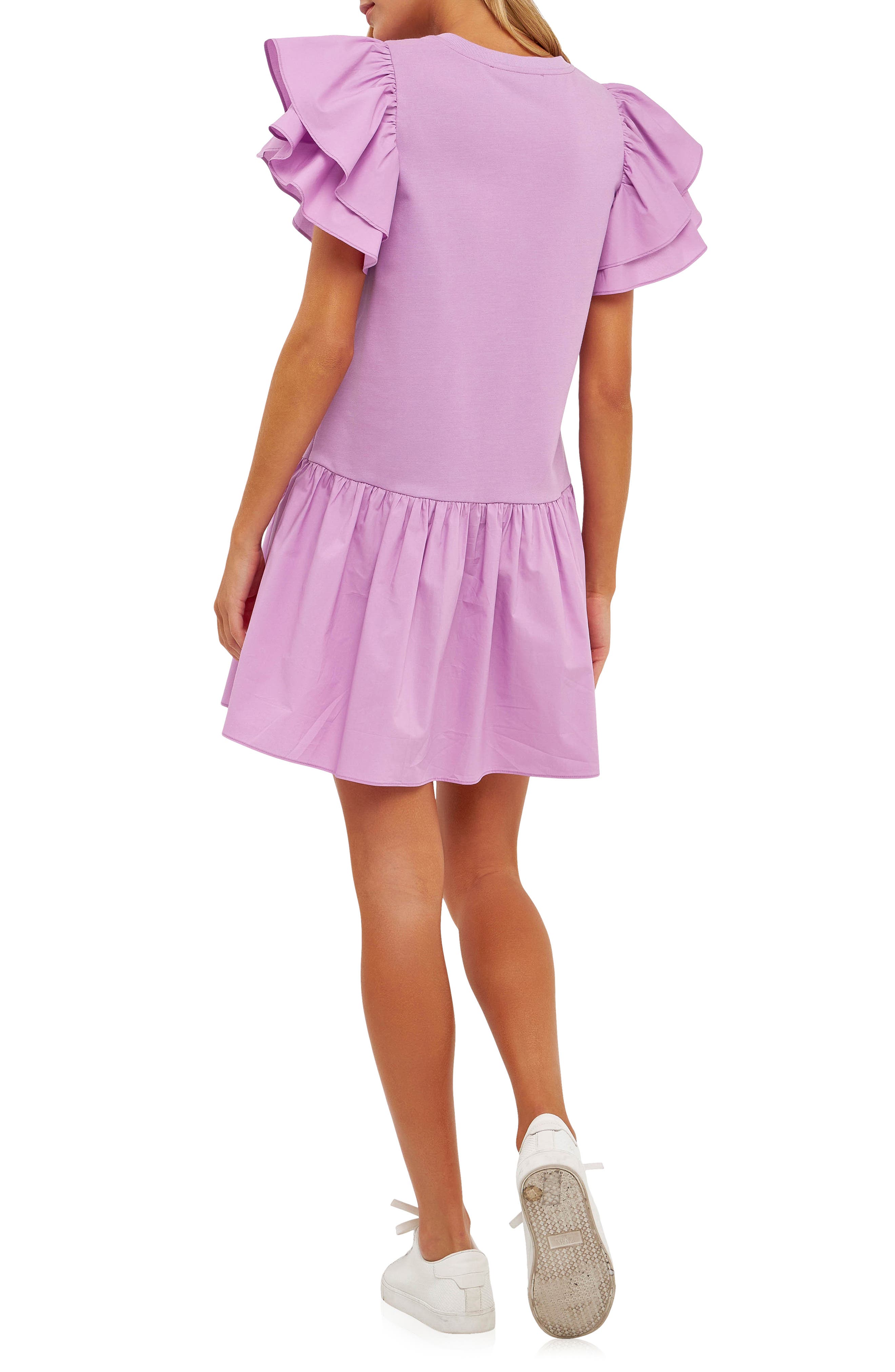 Layered Ruffle Minidress - image 2
