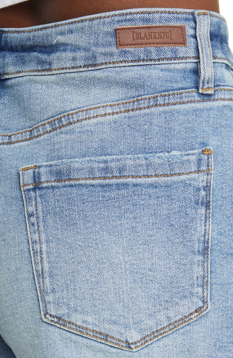 BLANKNYC The Reeve High Waist Organic Cotton Denim Shorts, Alternate, color,