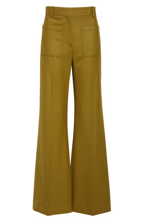 VICTORIA BECKHAM VICTORIA BECKHAM ALINA WIDE LEG TROUSERS