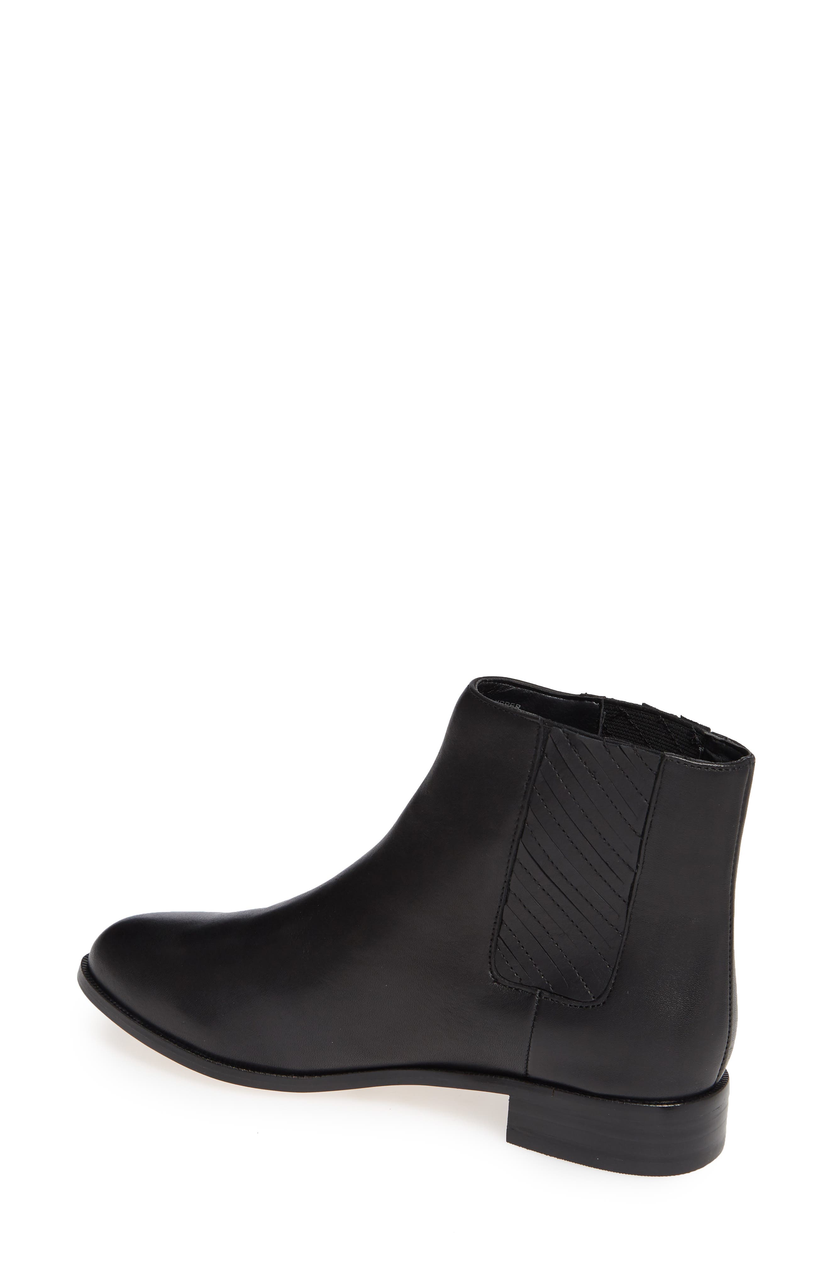 Remse Chelsea Bootie, Alternate, color, BLACK LEATHER